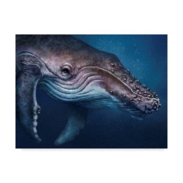 Patrick Lamontagne 'Humpback Totem' Canvas Art, 14x19, Trademark Fine Art, Mfr#: ALI44087-C1419GG